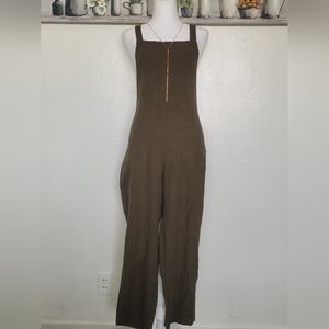 Forever 21 - Olive Green Straight legged Jumpsuit